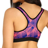 KissLace Printed Shockproof Padded Fitness Sports Bra