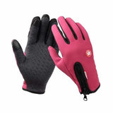 Winter Sports Bike Skiing Touch Screen Windproof Fleece Gloves