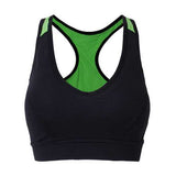 Women Cotton Breathable Push Up Professional Running Sport Yoga Bra