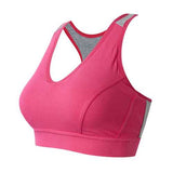 Women Cotton Breathable Push Up Professional Running Sport Yoga Bra