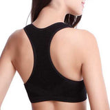 Plus Size Wireless Breathable Seamless Padded Sports Bra