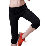 Fashion Modal Elastic Slimming Yoga Running Fitness Cropped?Trousers