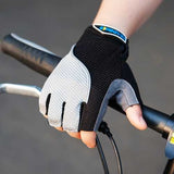 Bicycle Bike Cycling Gloves Half Finger Gloves With Reflective Tape 3 colors