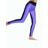 High Waist Female Quick Suck Sweat AB Face Double Bright Color Yoga Running Workout Sports Pants