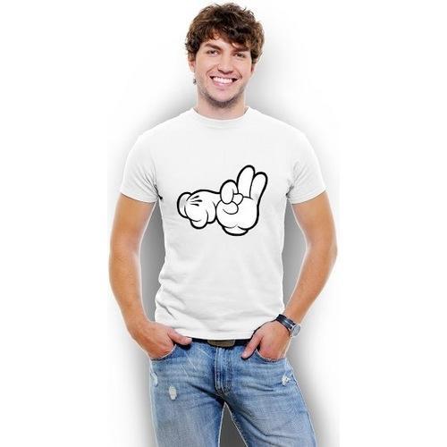 Mens Cartoon Hands Sex T-shirt