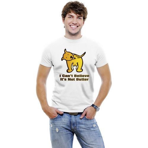 I Can't Believe It's Not Butter Funny Men T-Shirt Soft Cotton Short Sleeve Tee
