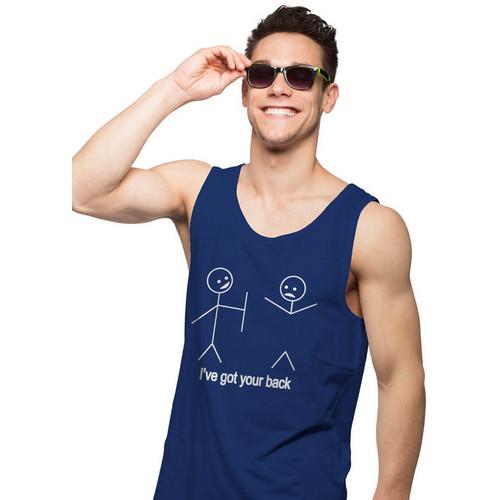 I've Got Your Back Funny Men Tank Top