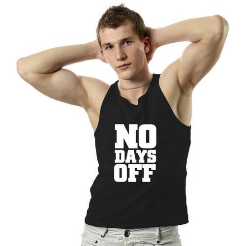 NO DAYS OFF Men Work Out Tank Top