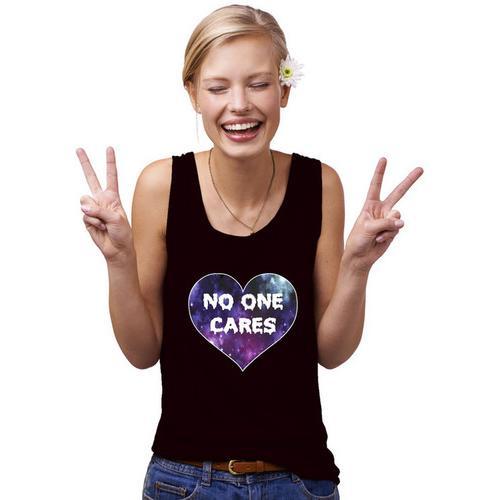 No One Cares. Golexcy Hearth Women Tank Top