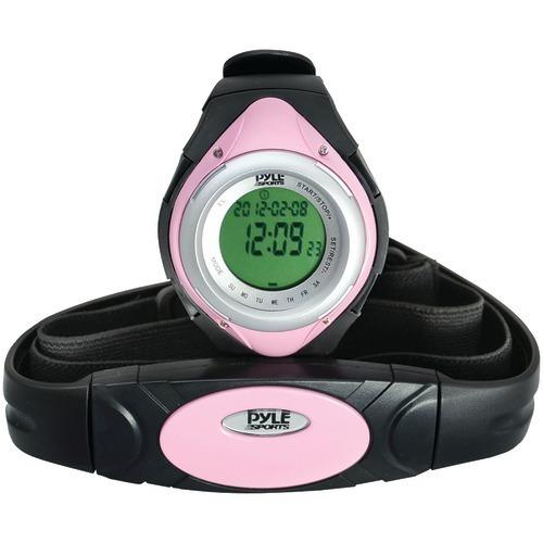 Pyle Pro Heart Rate Monitor Watch With Minimum, Average &amp; Maximum Heart Rate (pink) (pack of 1 Ea)