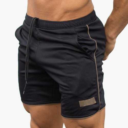 Mens Elastic Waist Jogging Soprt Shorts