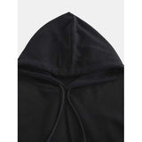 Patchwork Contrast Color Hoodies