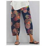 Flower Print Casual Pant