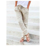 Drawstring Solid Casual Pant