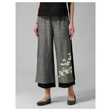 Daisy Floral Printed Two Layer Pants