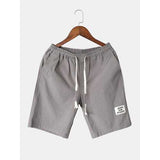 Drawstring Shorts Solid Color Pocket Shorts