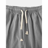 Drawstring Shorts Solid Color Pocket Shorts