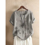 Floral Printed Short Sleeve T-shirt