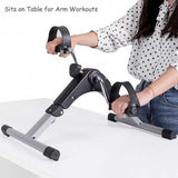 Folding Under Desk Indoor Pedal Exercise Bike for Arms Legs