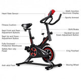 Indoor Cycling Gym Cardio Trainer Fitness Exercise Bike