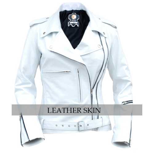 White Leather Jacket