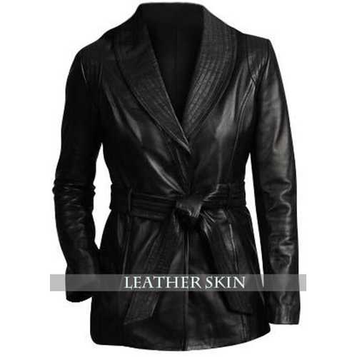 Black Women Leather Jacket