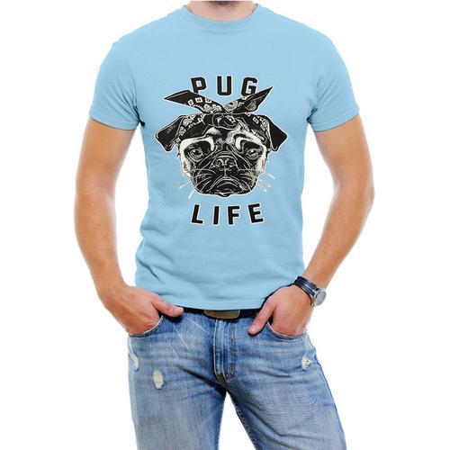 Pug Life Men Graphic T-Shirt