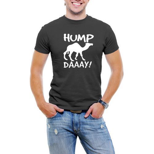 Hump Day Camel Men T-Shirt Soft Cotton Short Sleeve Tee