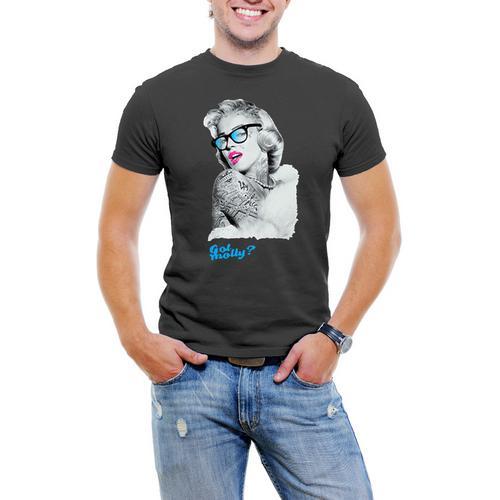 Marilyn Monroe Got Molly? Men T-Shirt Soft Cotton Short Sleeve Tee