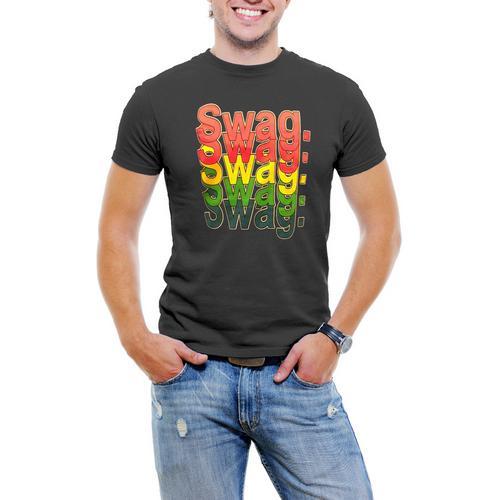 Swag Men T-Shirt Soft Cotton Short Sleeve Tee