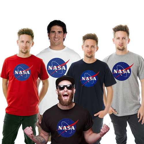 Nasa Men T-shirts - Big And Tall Sizes