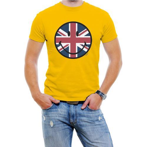 UK Smile Face Men T-Shirt