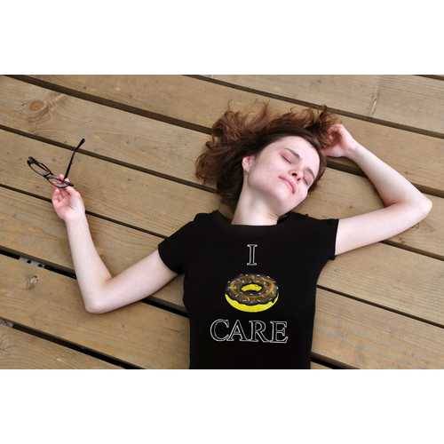 I Donut Care Women T-shirt